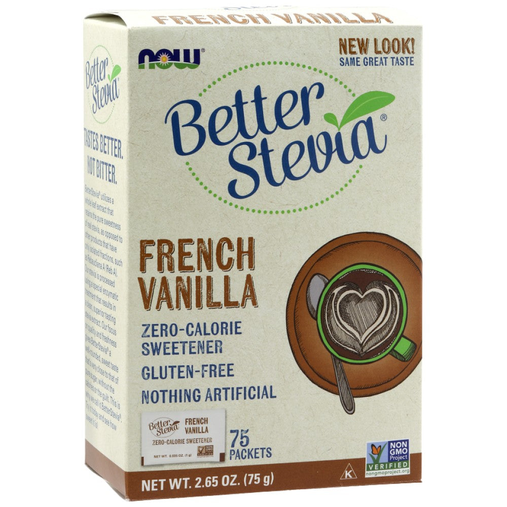 Pachete Better Stevia® | Vanilie franceză - 75 pachete