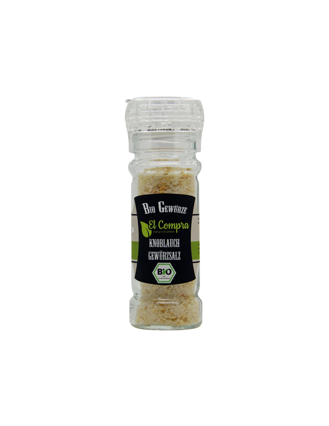 Bio Knoblauch Gewursalz - Sare organică de usturoi indian, 65 g El Compra