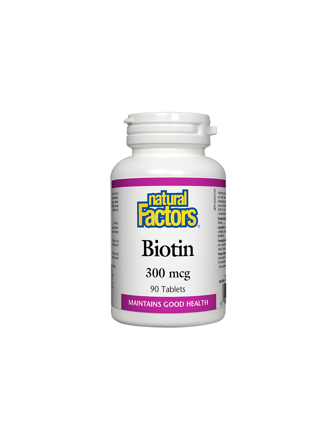 Biotină 300 mcg - 90 tablete