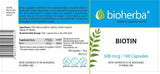 Biotină 500 mcg - 100 capsule