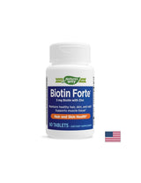 Biotin Forte® - Biotin forte® cu zinc, 60 tablete Nature's Way