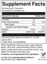 Gumii cu biotină 5.000 mcg | Afine - 60 de tablete masticabile