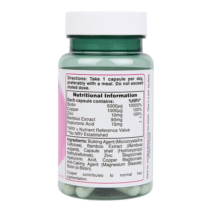 Complex de păr Biotin (Complex de păr Biotin) 30 capsule HOLLAND &amp; BARRETT
