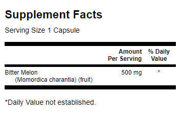 Pepene amar 500 mg - 60 capsule