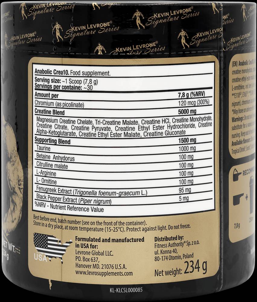 Black Line / Anabolic Crea 10 - 234 grame