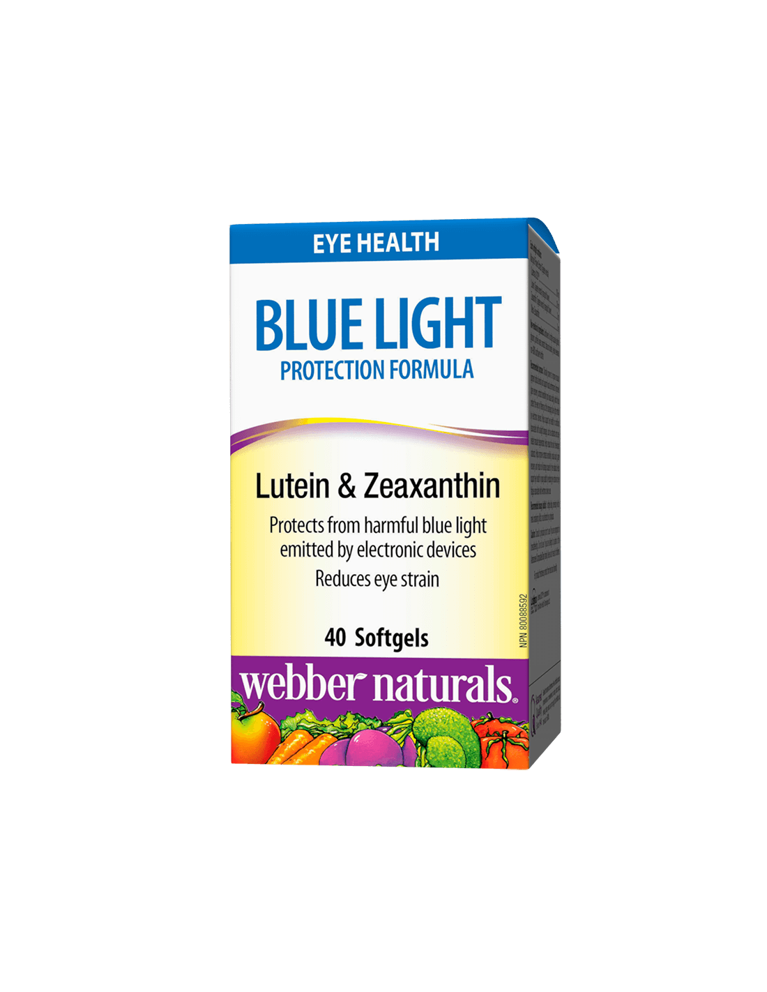 Formula cu luteina si zeaxantina pentru o vedere puternica - Protectie la lumina albastra - Protectie dispozitiv digital, 40 capsule moale