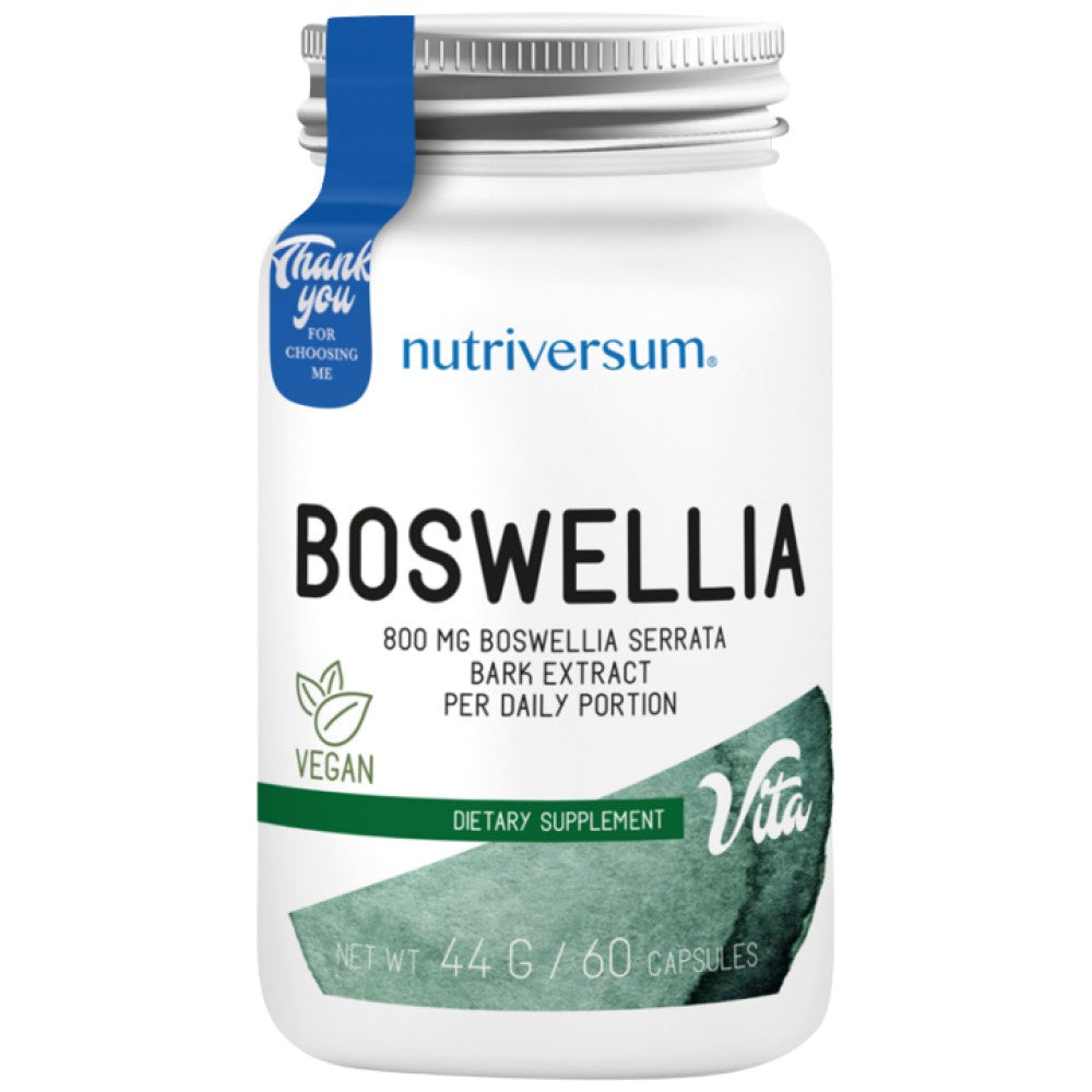 Boswellia 400 mg | Extract de scoarță de Boswellia Serrata - 60 de capsule