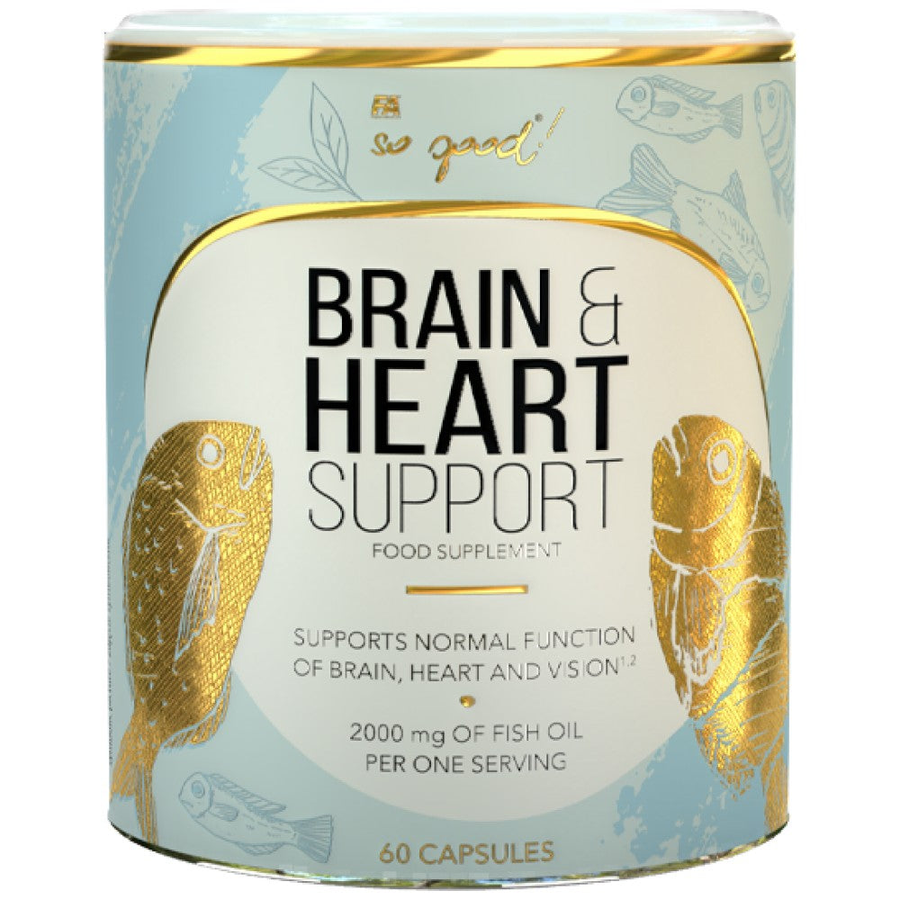 Suport pentru creier și inimă Omega 3 | Atât de bine! Seria - 60 capsule de gel