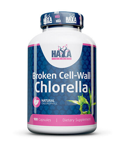 Perete celular spart Chlorella 500 mg. / 100 Caps.