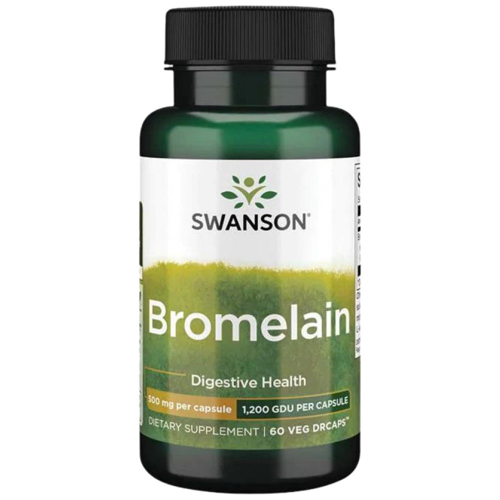 Bromelaină 500 mg / 1200 GDU - 60 capsule cu eliberare prelungită