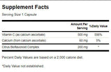 Vitamina C tamponată cu bioflavonoide 500 mg - 100 capsule