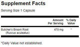 Mătura de măcelar 470 mg - 100 capsule