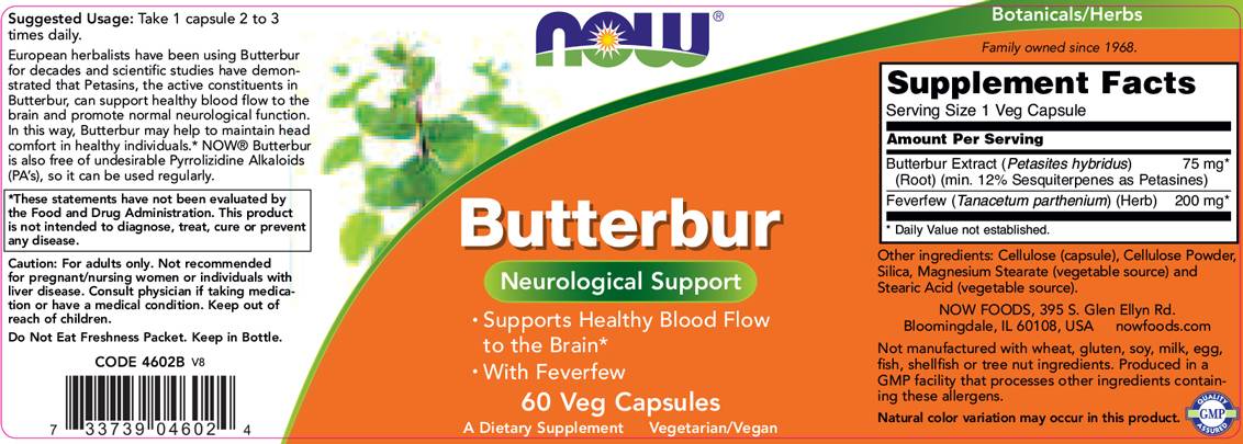 Butterbur - 60 de capsule