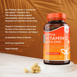 Vitamina C 1000 mg cu zinc (Albion® Zinc) 15mg 210 tablete Nutravita