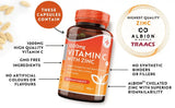 Vitamina C 1000 mg cu zinc (Albion® Zinc) 15mg 210 tablete Nutravita