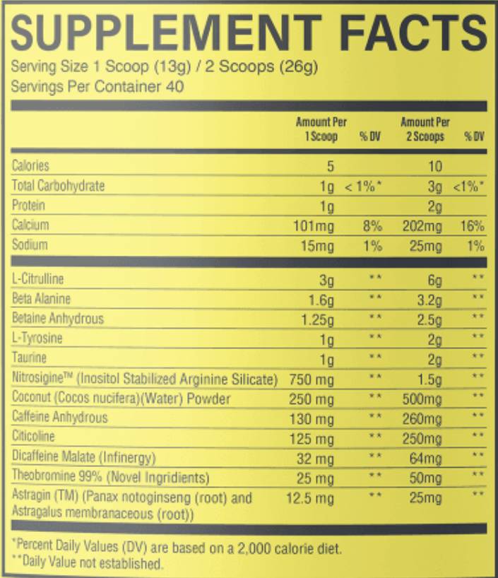 CBUM Thavage pre-antrenament | cu nitrosigine - 520 grame