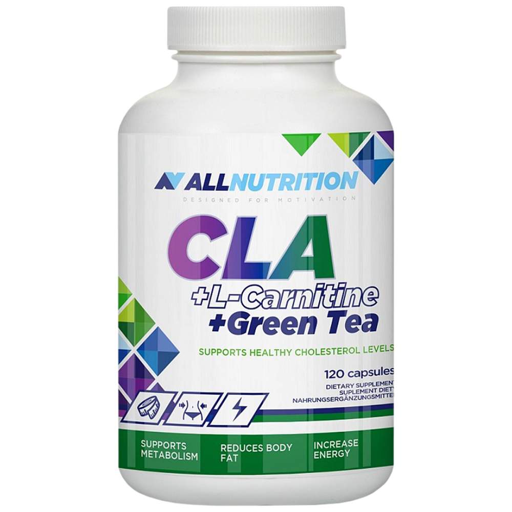 CLA + L-Carnitina + Ceai Verde - 120 capsule
