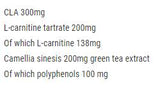 CLA + L-Carnitina + Ceai Verde - 120 capsule