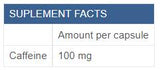 Coffeine Energy 100 mg - 90 capsule
