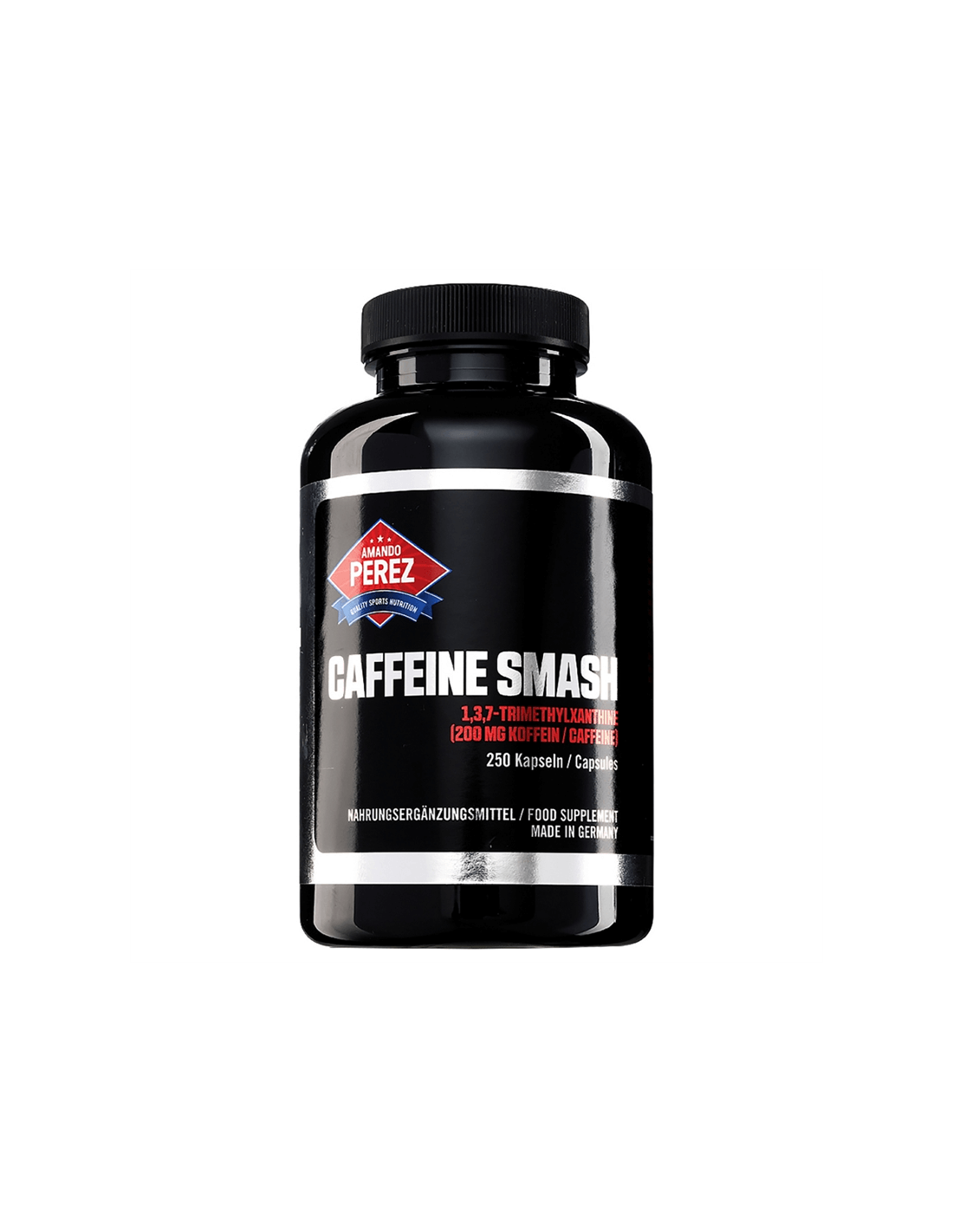 Coffeine Smash (1,3,7-Trimethylxanthine) / Coffeine, 200 mg, 250 capsule Vitabay