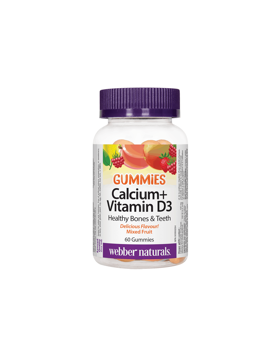Gumii Calciu+Vitamina D3/ Calciu + Vitamina D3 x 60 tablete jeleu