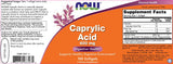 Acid caprilic 600 mg - 100 capsule de gel