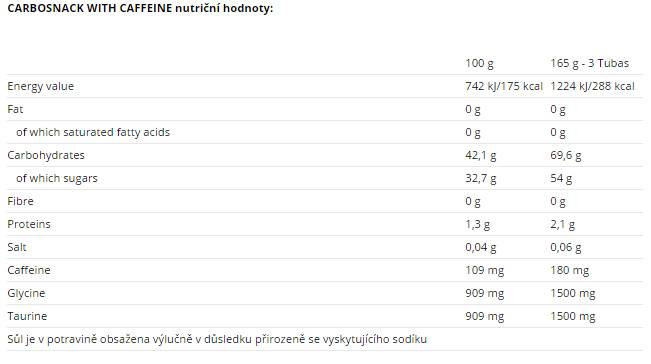 Carbosnack cu Cofeina Tub 12 x 55 grame