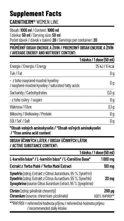 Carnitherm - Linie pentru femei 1000 ml
