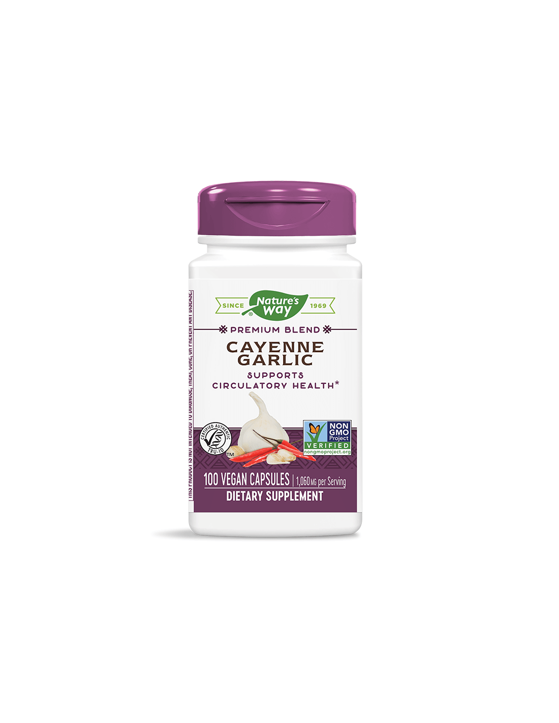Usturoiul Cayenne - 100 capsule