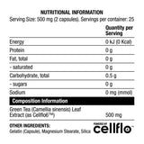 Ceai verde Cellflo6 | Seria Amplify - 14 capsule