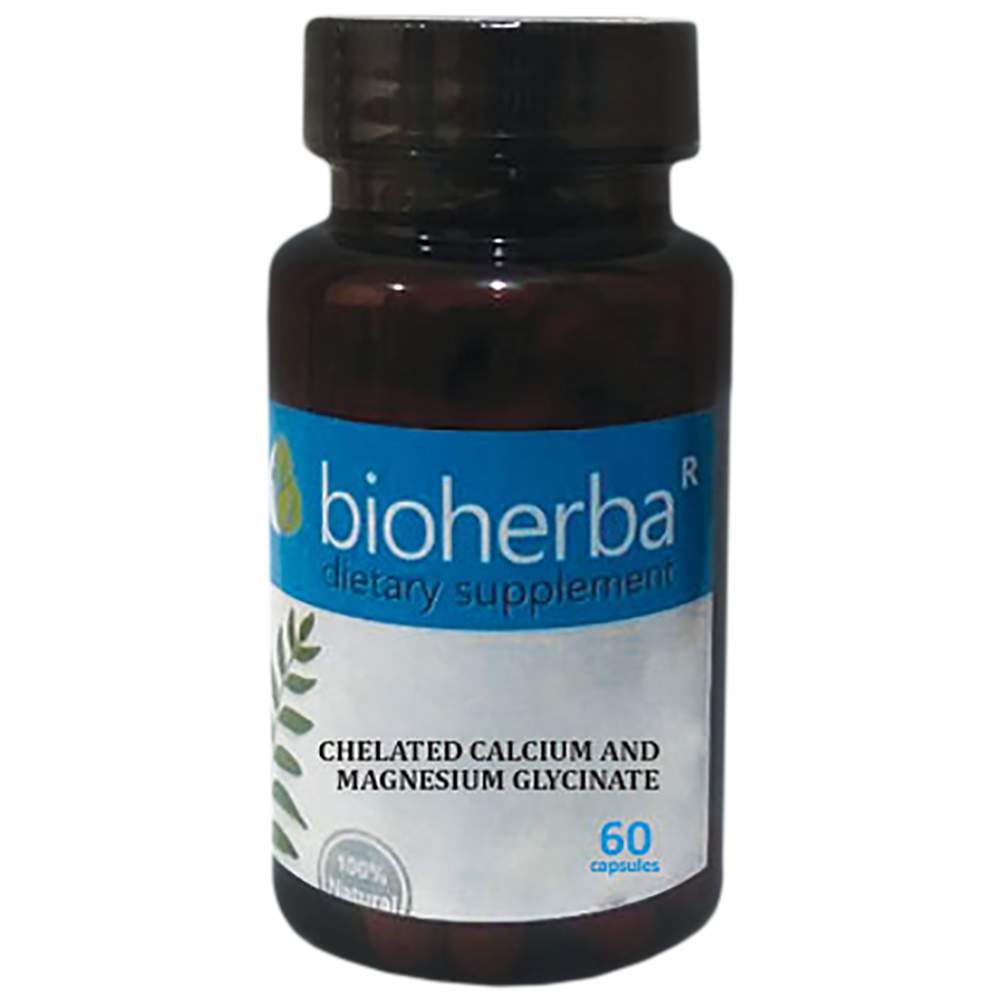 Glicinat de calciu și magneziu chelat 133 mg - 60 capsule