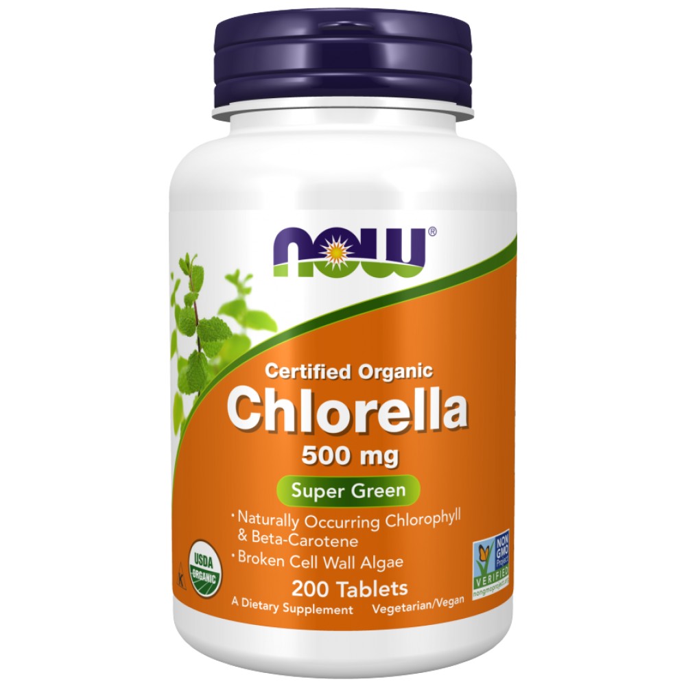 Chlorella Organic 500 mg - 200 Tablete