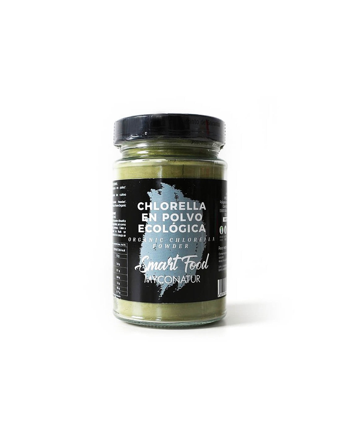 Chlorella Bio, pudră - Chlorella en polvo, 200 g Myconatur