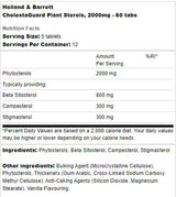 Steroli vegetali CholestaGuard 2000 mg | Suport pentru colesterol - 60 de tablete