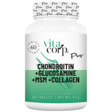 Condroitină + Glucozamină + MSM + Colagen - 60 Tablete
