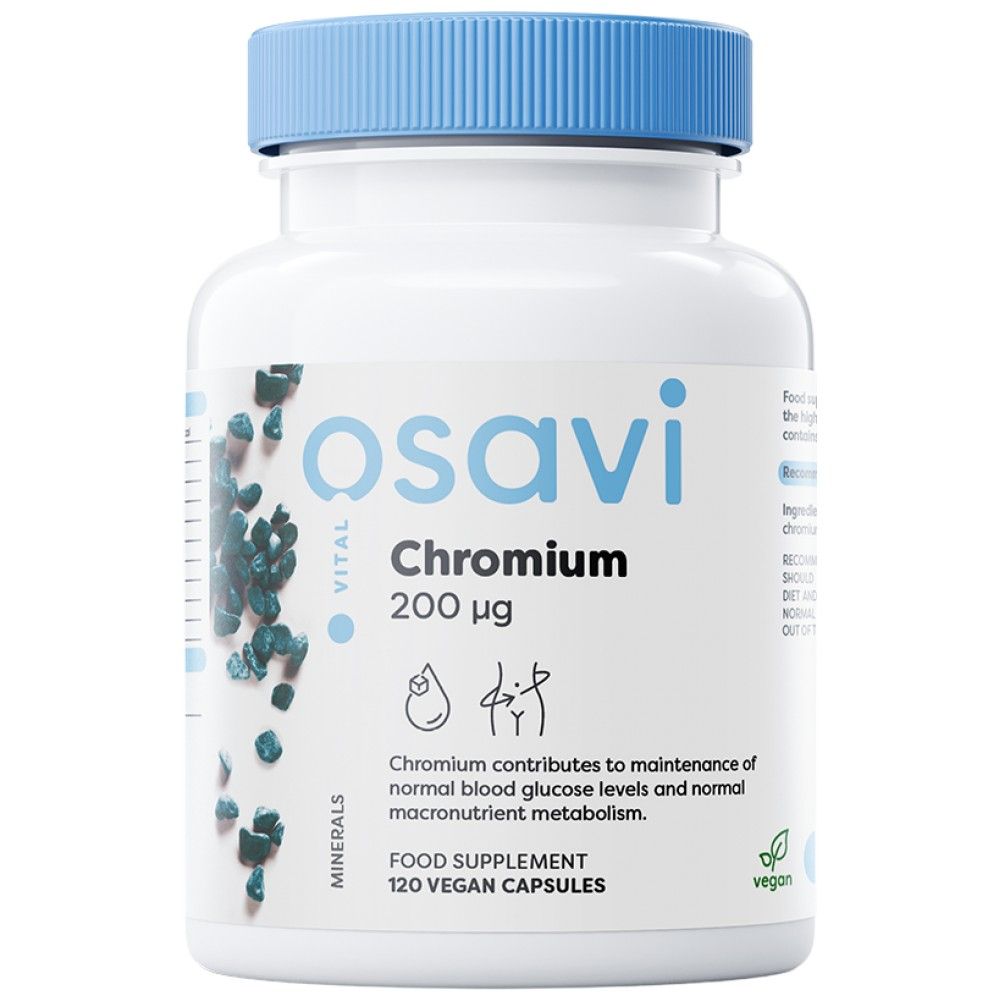 Picolinat de crom 200 mcg - 120 capsule