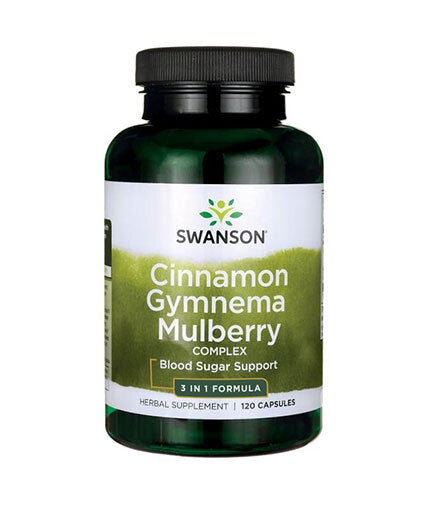 Scorțișoară Gymnema Mulberry Complex 525 mg - 120 capsule
