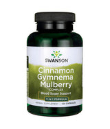 Scorțișoară Gymnema Mulberry Complex 525 mg - 120 capsule