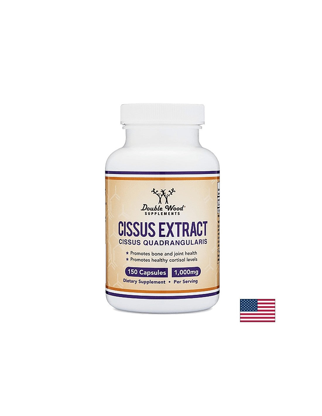Extract de Cissus, 1000 mg, 150 capsule Double Wood