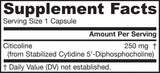 Citicolină (CDP colină) 250mg./120 capace.