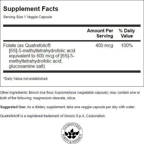 Ultra Folate 400 mcg 30 capsule