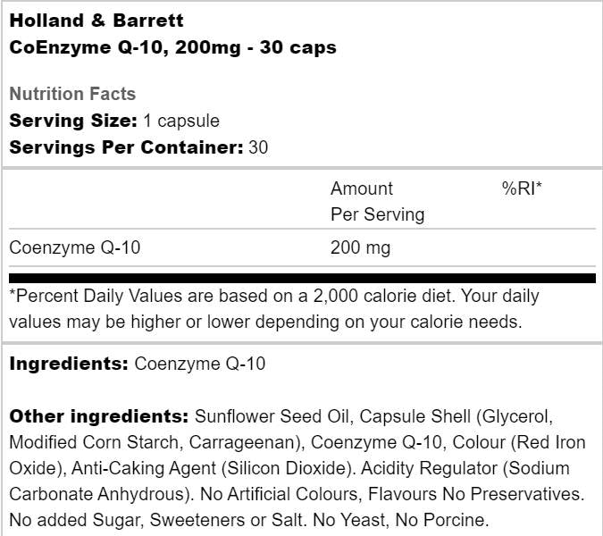 Coenzima Q-10 200 mg - 30 capsule