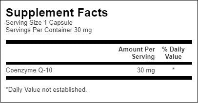 CoQ10 30 mg - 60 capsule