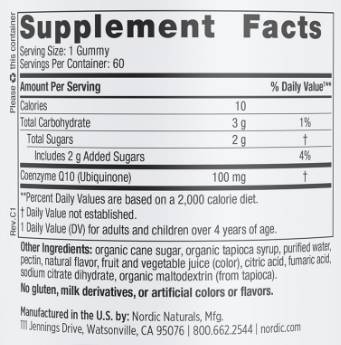 Gumii CoQ10 100 mg - 60 gumii