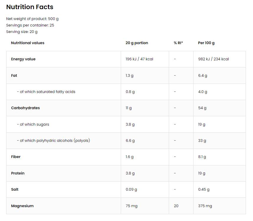 Cocoa Fit / Băutură de cacao sănătoasă 500 de grame