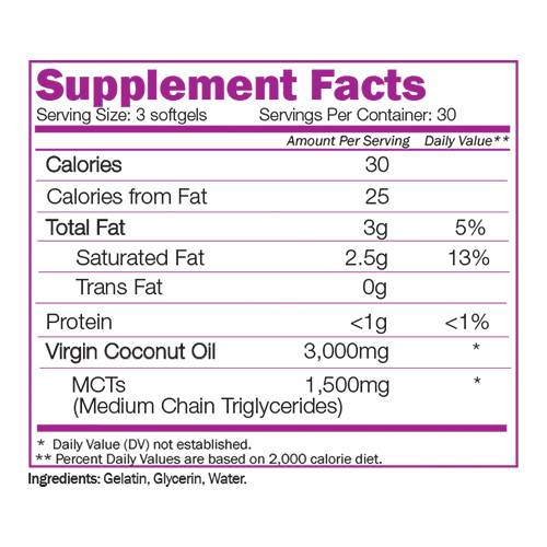 Ulei de cocos - 90 capsule de gel