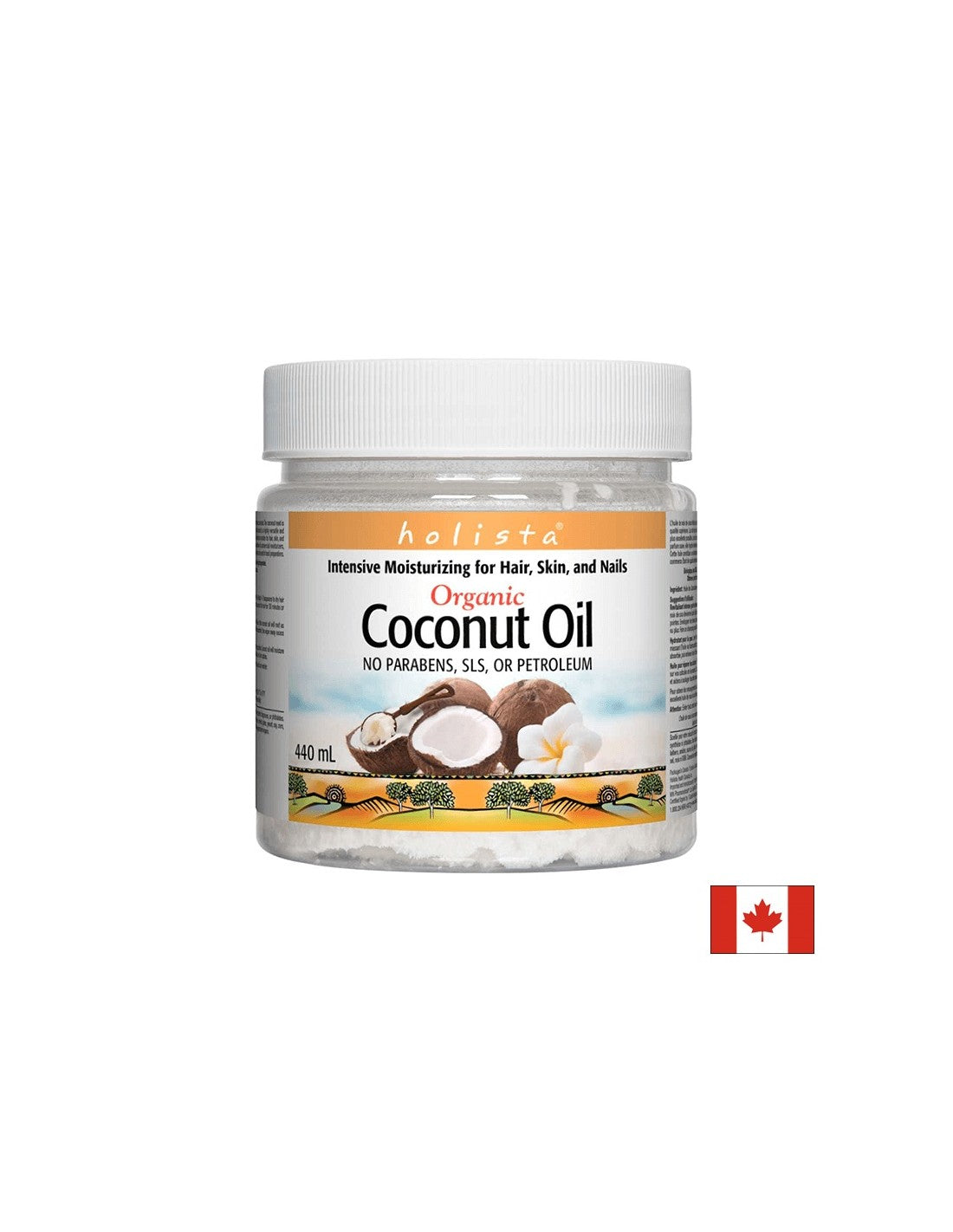 Ulei de cocos Organic Holista 440 ml - 440 ml