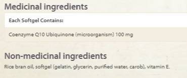Coenzima Q10 100 mg - 60 capsule de gel