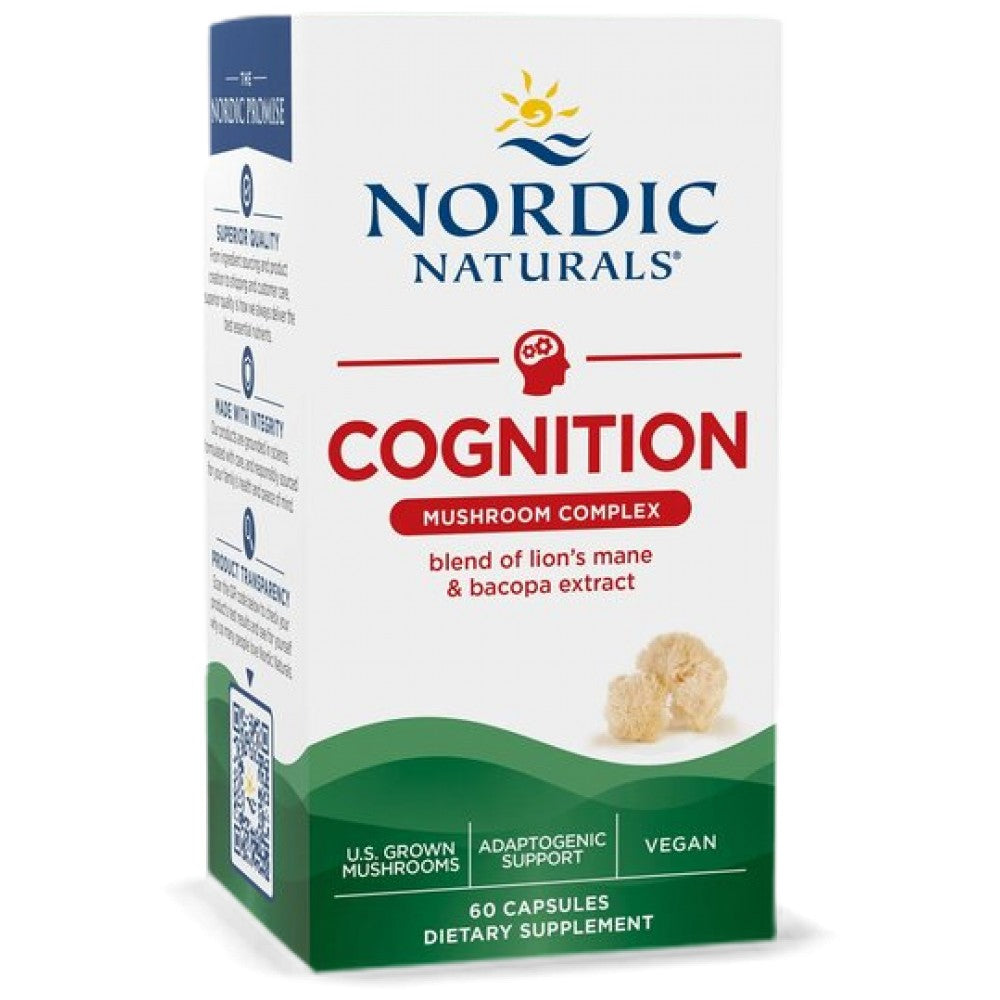 Complexul de ciuperci de cunoaștere | cu Lion's Mane &amp; Bacopa - 60 capsule