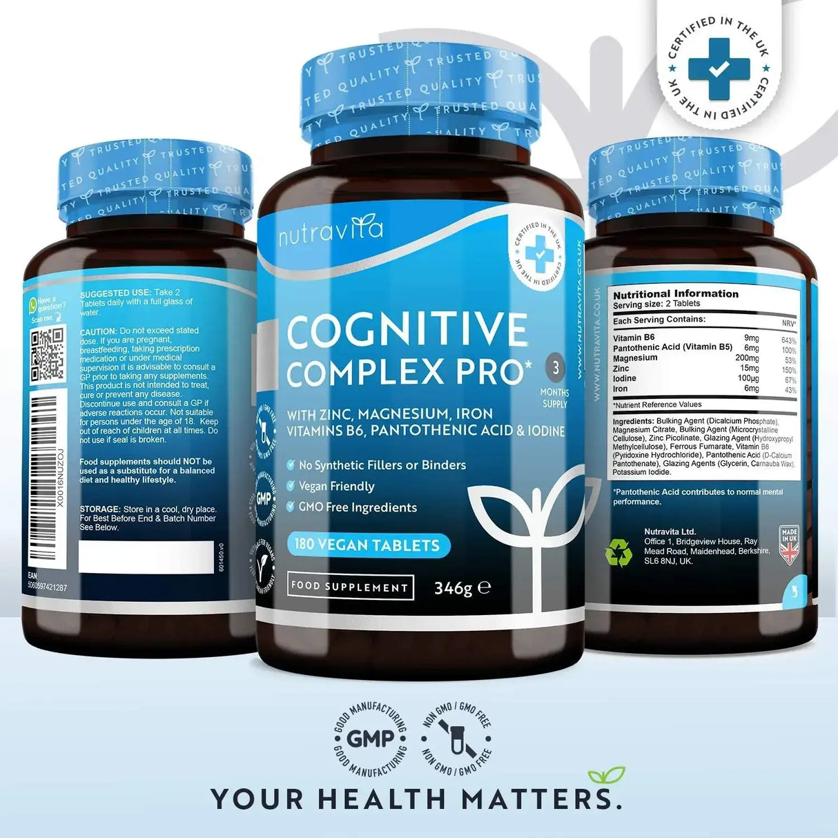 Cognitive Complex Pro 180 Tablete Vegane